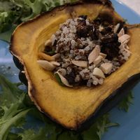 Quinoa Stuffed Acorn Squash  at Lulu California Bistro in Palm Springs