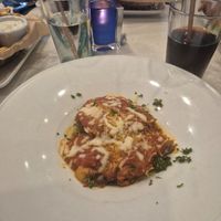 Eggplant parmagiana at Lulu California Bistro in Palm Springs