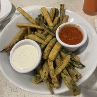 zucchini fries   at Lulu California Bistro in Palm Springs