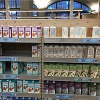 Plant milks.  at Trader Joe's - 59th St in New York City