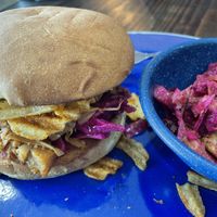 BBQ & cole slaw  at Old Cuss Cafe in South Salt Lake