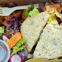 BLT and fries tell no lies! at Old Cuss Cafe in South Salt Lake