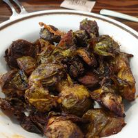 sprouts are great but salty at Old Cuss Cafe in South Salt Lake