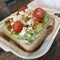Avo toast  at Old Cuss Cafe in South Salt Lake