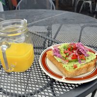 The $10 avocado toast.  at Old Cuss Cafe in South Salt Lake