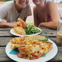 Vegan toasties! at Ruby G's Canteen & Bakery in Coconut Grove