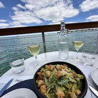 Vegan Cesar salad  at Lido Restaurant and Bayside Grill in Miami Beach