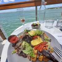 just egg + quinoa frittata   at Lido Restaurant and Bayside Grill in Miami Beach