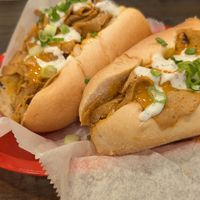 Buffalo Seitan Sandwich at Paranormal Pizza in Bethlehem