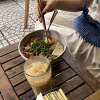 Noodle soup   at Bon's Vegan Bistro in Ho Chi Minh City