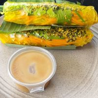 Rice paper rolls at Bon's Vegan Bistro in Ho Chi Minh City