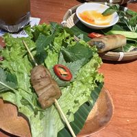 Seitan skewers  at Bon's Vegan Bistro in Ho Chi Minh City
