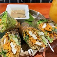 Summer rolls  at Bon's Vegan Bistro in Ho Chi Minh City