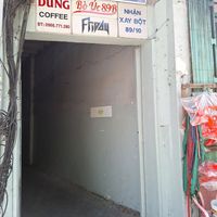 This is the entrance to find the restaurant at Bon's Vegan Bistro in Ho Chi Minh City