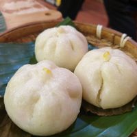 Bánh bảo pumpkin - 7/10 - just not to my particular tastes too sweet at Bon's Vegan Bistro in Ho Chi Minh City