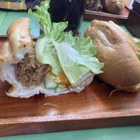 BBQ banh mi  at Bon's Vegan Bistro in Ho Chi Minh City