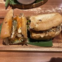 Tofu banh mi  at Bon's Vegan Bistro in Ho Chi Minh City