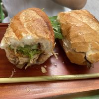 Mushroom banh mi (doesn’t have coriander)  at Bon's Vegan Bistro in Ho Chi Minh City