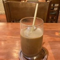 Hot milk coffee  at Bon's Vegan Bistro in Ho Chi Minh City