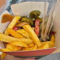 Vegan kebab box at Salli's in Hamburg