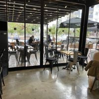 Outdoor seating  at Coffeetainer in Antalya