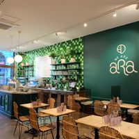 Interior of cafe  at We Are Ara in Lille