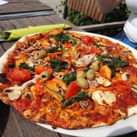 Pizza vegan at Pizzahof in Drongen