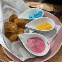 Vegan chicken nuggets at 2foods - Ginza Loft in Tokyo