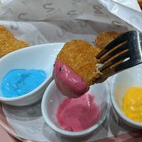 The pink garlic sauce is my favorite 🩷 at 2foods - Ginza Loft in Tokyo