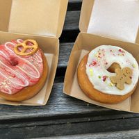Christmas donuts we picked up at 2Foods Ginza  at 2foods - Ginza Loft in Tokyo