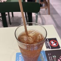 iced the (unsweetened/ you can add sirup)  at 2foods - Ginza Loft in Tokyo