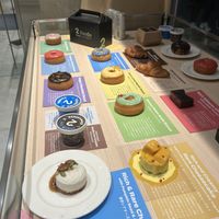 what they usually have (huuuge donut / dessert choice)  at 2foods - Ginza Loft in Tokyo