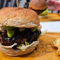 teriyaki avocado burger at 2foods - Ginza Loft in Tokyo