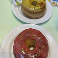 Lemon doughnut and raspberry pistachio   at 2foods - Ginza Loft in Tokyo