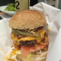 spicy cheese burger  at 2foods - Ginza Loft in Tokyo