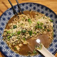 Creamy vegan tofu at Tu in Krakow