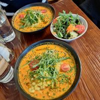 Curry spätzle at Julis Spätzlerei in Passau