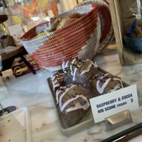 Raspberry and cacao scone  at Mercy Me in Washington