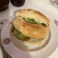 avocado bagel  at La Desayunería in Madrid