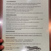   at Mama's International Tamales in Los Angeles