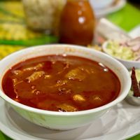 Vegan Pozole  at Mama's International Tamales in Los Angeles