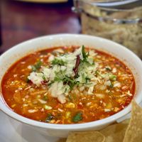Pozole  at Mama's International Tamales in Los Angeles