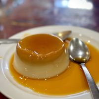 Vegan Flan  at Mama's International Tamales in Los Angeles