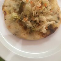 Pupusas at Mama's International Tamales in Los Angeles