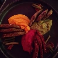 Hummus mix at Vmesto Cafe - Maybe closed in St Petersburg