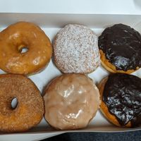 Assorted donuts, they are massive at Golden Harvest Bakery & Cafe in Rochester