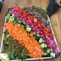 Biggest salad I’ve seen here on Kauai.   at Fish Bar in Kapaa