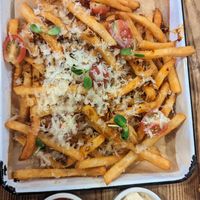 Parmesan truffle fries (vegan) at Fish Bar in Kapaa