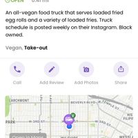   at Vegan AF Food Truck in Los Angeles