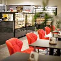 Inside at Roberto Cukrászda in Tatabanya